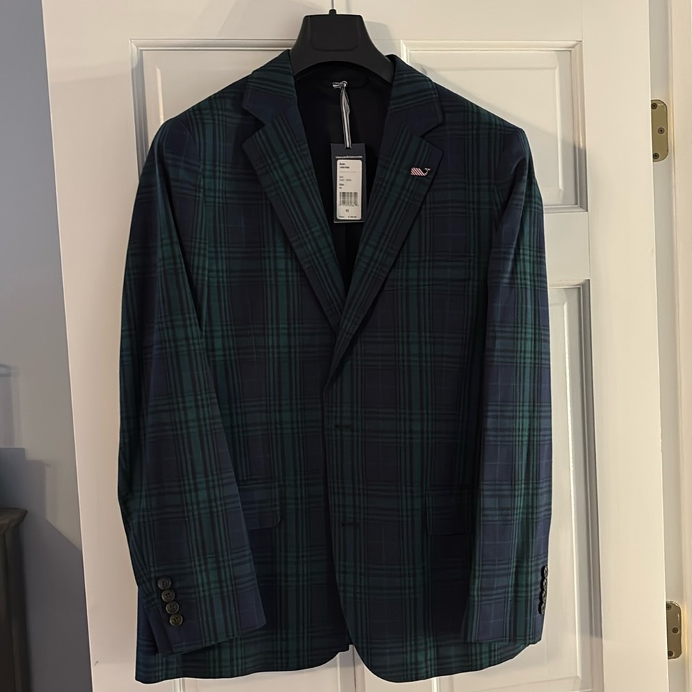 Vineyard Vines men’s Blackwatch Blazer, New, 41